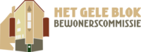 het gele blok header logo